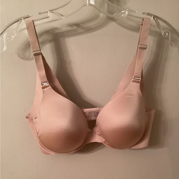 SOMA SIZE 36C NUDE BEIGE VANISHING BACK FULL COVERAGE UNDERWIRE BRA - Picture 3 of 7